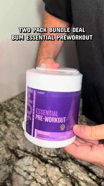 Two different flavors available!  - #RawNutrition #BumEssentialPre #DealsForYouDays #SummerWins #TikTokShopCreatorPicks  *Disclaimer: Prices, sales promotions, coupons, and discounts are accurate at the time of recording and posting this video. However, these offers are subject to change at any time at the discretion of the seller and/or TikTok, as limited-time promotions may be updated or expire without notice. Availability of coupons, discounts, sale prices, and free shipping may vary by account. For the most current and accurate pricing and promotional details, please refer to the product page directly. The items and quantities shown in your shopping cart at checkout reflect exactly what you will receive.*