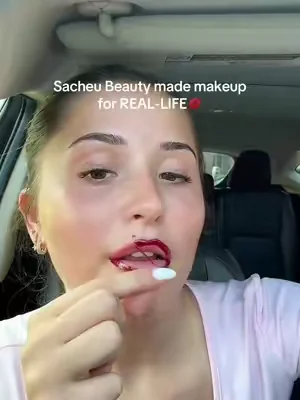 Absolutely obsessed with this color @@SACHEU Beauty US #sacheubeauty #lipliner #lipstain 