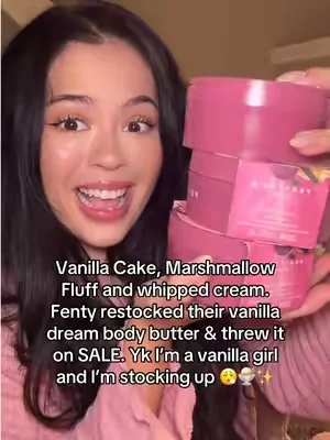 Fenty Skin Butta Drop Whipped Oil Body Cream Vanilla Dream, Fenty Skin Vanilla Dream Body Cream, Fenty Beauty Body Butter, Vanilla Dream Body Moisturizer, Whipped Body Cream, Shea Butter Body Cream, Tropical Oils Body Cream, Vanilla Body Butter, Hydrating Body Cream, Fenty Skin Body Care, DealsForYouDays #FentySkin #VanillaDream #BodyButter #DealsForYouDays #TikTokShopCreatorPicks @Fenty Beauty 