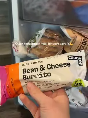 High protein burrito find 🌯 @Counter  #highproteinmeals #proteinburrito #proteindinner #protein #dealsforyoudays 