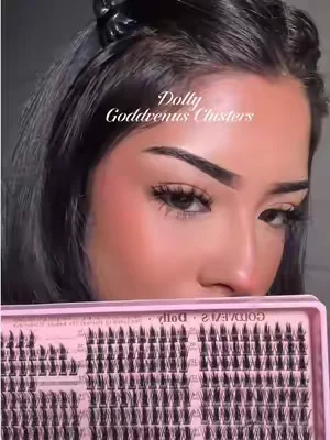 Long lasting clusters Style:DOLLY🎀 #lashclusters #spikeylashes #naturallashclusters #lashextensions #clusters 