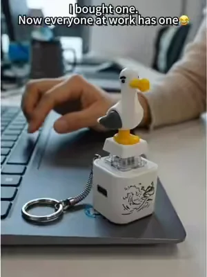 You know what to do: "Mine! Mine! Mine!" 🐤🐤🐤😎🎁#seagullbutton #seaggullkeychain #funny #mineminemine #desktoy