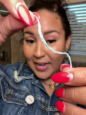 Expanding Floss is the way to go. #cocolab #expandingfloss #oralhygiene 