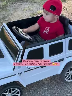 Hay carros que se quedan pegados porque no tienen fuerza este carro pasa arena césped el diseño moderno lo manejas con control y el también lo puede manejar le da de reversa #carrosparaniños #carritos #dripexbaby #babys 