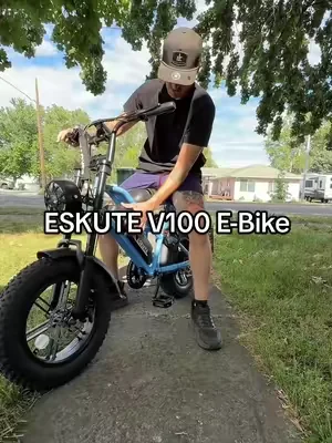 One of the best drops Eskute has ever done! This bike has a total range of 60 miles to a full charge, 28mph out of the box, dual suspension, high quality disc breaks, 16x4 inch wheels for that buttery smooth ride #ebike #ebikes #electricbikes #dealsforyoudays 