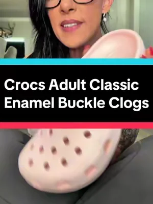 Crocs Adult Classic Enamel Buckle Clogs #TiktokShopCreatorPicks #CrocsSuperBrandDay @Crocs 