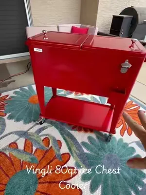 This Ice Chest is perfect 👌🏻 Vingli 80qt Rolling Ice Chest Cooler #icechest #rollingcooler #DealsForYouDays #SummerWins #tiktokshopcreatorpicks 