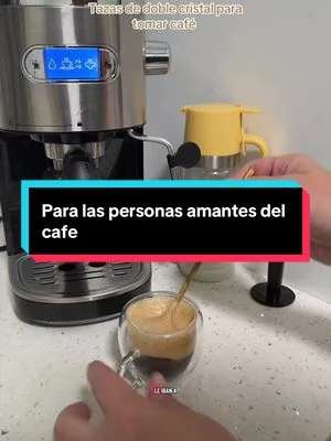 2.5oz Double Walled Espresso  Para las personas que toman café están súper buenas y para decorar ni decir… #DealsForYouDays #tiktokshopcreatorpicks #tazasdecristal #cafe #tazasdedoblecristal 