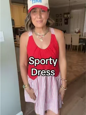 Loving this sporty little dress for summer! #dealsforyoudays #summeroutfits #summerdresses 