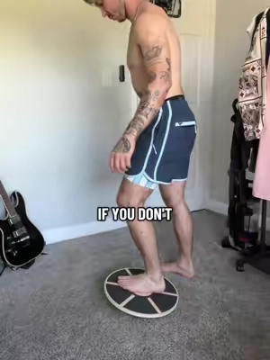 Balance is the first thing to go! #hypermobility #anklebreaker #flexible #jointpain #balancedtraining 