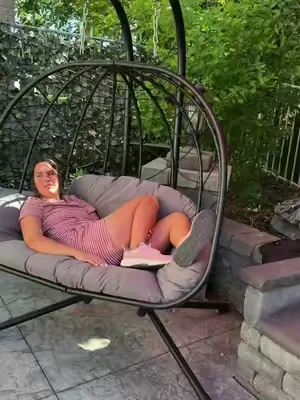 #eggswingchair #outdoorfurniture #patiofurniture #affordablefurniture 