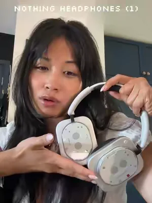Always get asked about my nothing headphones (1)! So aesthetic with great sound! #nothingheadphones #nothingphone #headphonesrecommended #noisecancellingheadphones #headphone 