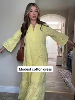 #maxidress #cotton #modestdress #tiktokshopcreatorpicks #dealsforyoudays 