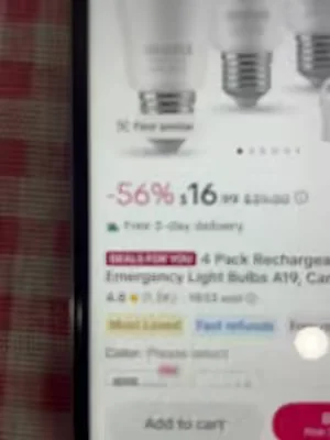 #fyp #MomsofTikTok Perfect for camping or emergencies #emergencylightbulbs #lightbulbs #rechargeablelight 