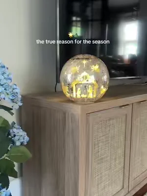 name a more beautiful Christmas reminder 🌟 #christmas #Jesus #christmasdecor #nativityscene #qvctiktoksuperbrandday 
