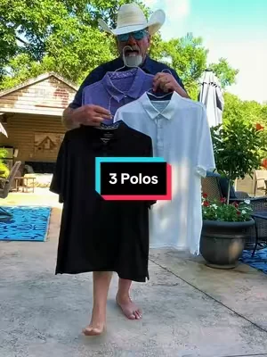 Men’s 3bpack of performance polo shirts. #men #shirt#dealforyoudays #summervibes #fashiontiktok 