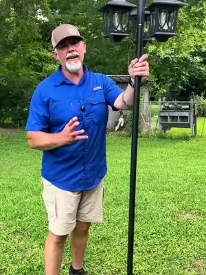 Flower bed, yard or deck! #summervibes #dealsforyoudays #tiktokshopcreatorpicks #tiktokmademebuyit #solarlamppost 
