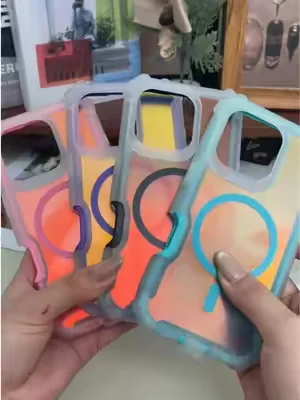 I get so many compliments and questions about where to get it.#PhoneCase #MagneticPhoneCase #GradientCase #PhoneAccessories #ShockproofCase