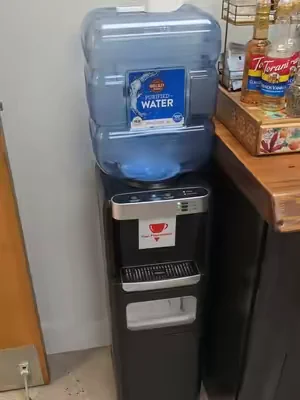 One machine that does it all! 💧🧊 Get hot water, ice-cold water, and fresh ice from the same dispenser. Perfect for your home, office, garage, or shop—no more waiting on ice trays or cluttering your counter with extra appliances. #WaterDispenser #IceMaker #HomeEssentials #TikTokShopCreatorPicks #SummerVibes
