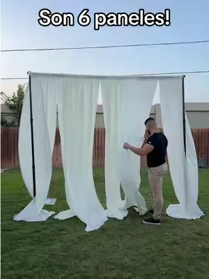 Atención decoradores estas cortinas están bellísimas para decorar tus eventos. #partydecor #partydecorations #DealsForYouDays #SummerWins #tiktokshopcreatorpicks 