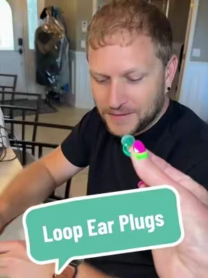 These ear plugs are keeping him from being overstimulated @LoopEarplugs #earplugs