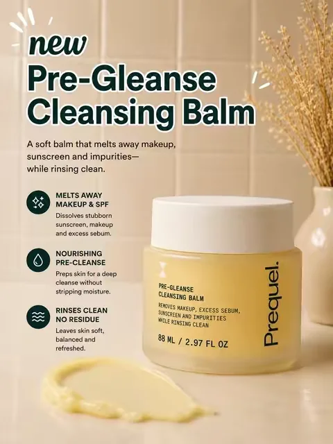 Prequels first cleansing balm I’m so excited #tiktokshopsummerturnup #dealsforyoudays #tiktokshopcreatorpicks #tiktokshopdealsforyou 