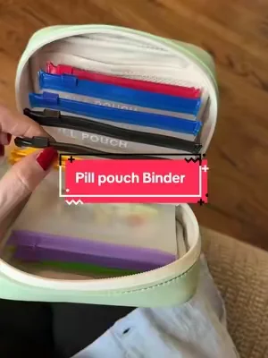 Supplement organizer with morning and afternoon pouches for every day of the week, this finally solved my organization struggle. #supplementorganizer #pillorganizer #wellnessover50 #healthjourney #dealsforyoudays 