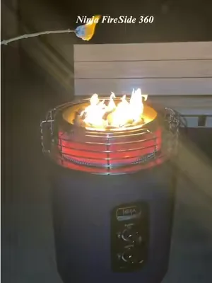 Summer nights with the Ninja Fireside 360 #ninjafireside360 #ninja #firepit #campfire 