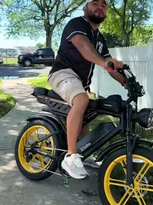 Si quieres disfrutar al máximo este verano necesitas hacerlo con una bicicleta eléctrica todo terreno así como está #ebike#electricbike #dealsforyoudays#tiktokshop #creatorsearchinsights 