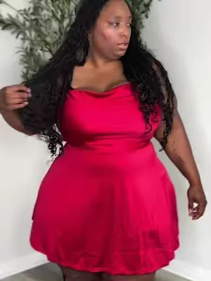 Built-in Shapeware dress #plussize #fashion #foryou #dress #tiktokshop 
