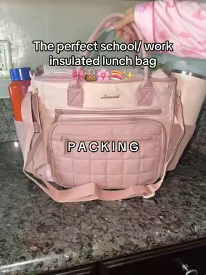The perfect insulated lunch bag for work/ school/ travel 😍🎀 #lovevook #lunchbag #packlunch #summerwins #dealsforyoudays 