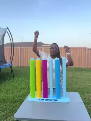 I bought this for the cookout… now I don’t wanna put it down. 😂 #familygames #GameNight #summerfun #FamilyFun #partygames 