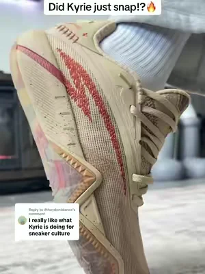 Replying to @iftheydontdance By far my favorite basketball shoe out right now🔥😭 #kyrieirving #antakai3 #basketballshoes #kyrieirvingbasketballshoes #newshoes