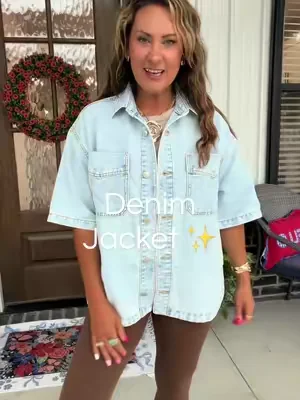Obsessed 💙 #jeanjacket #denimjacket 