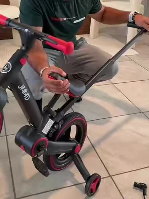 Acompaña el crecimiento de tu pequeño con esta bicicleta 6 en 1 que se adapta a diferentes etapas. Puede usarse como triciclo, bicicleta de equilibrio o bicicleta con pedales, ayudando a desarrollar coordinación, equilibrio y confianza mientras se divierten. #KidsBike #ToddlerBike #KidsToys #dealsforyoudays #tiktokshopcreatorpicks 