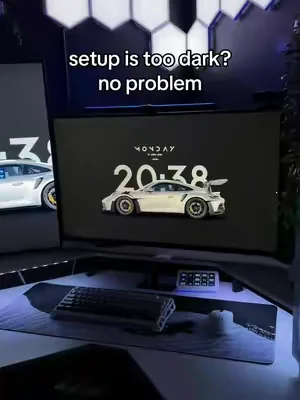 This was an easy fix  #lightbar #monitorlight #desksetup #setupinspiration #desklight 