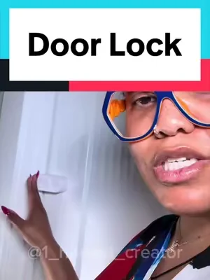 Keep pets and kids out of rooms you want to keep of limits #doorlock #pethack #childproof #safetyhack
