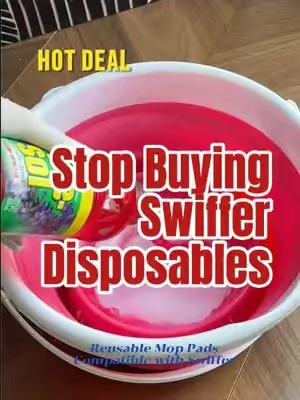 5 reasons I’m never buying swiffer disposables again.🤫🧼#swiffer #swifferhack #dealsforyoudays #tiktokshopdealsforyoudays #summerwins