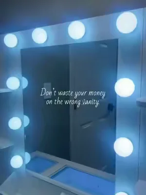 I finally understand why this vanity keeps selling out. It has everything you need in one set up. #affordablefinds #room #homeupgrade #homedecor #summerwins 