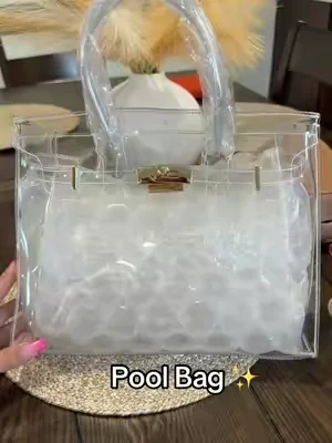 A pool birken #clearbag #poolbag#dealsforyoudays 
