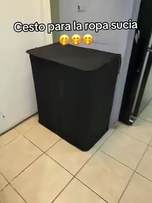 Súper amplio y lo mejor con su tapadera 🤭 #laundry #lavanderia #laundryroommakeover #laundryhack #hogar 