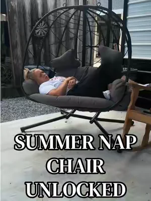 The egg chair is restocked and on a BIG SALE y’all! 🤩 my husband had it put together in under 20 minutes and it’s 100% my favorite piece of outdoor furniture! I LOVE! #dealsforyoudays #summervibes #summerwins #eggchair #patiofurniture 