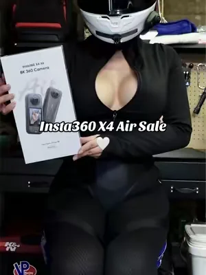 If you're looking to start filming your rides, the Insta360 X4 Air is what I'd recommend! 🔥 On sale now for $100 OFF, with up to $115 OFF select X4 Air Bundles 🫶🏼  #moto #bikergirl #biketok #kawasaki #motorcycle 
