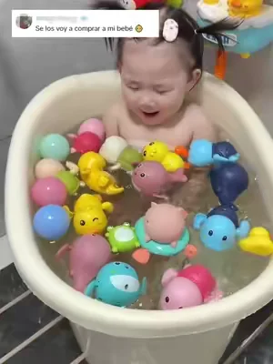 really want to recommend this bathing toy to you. There are children at home. Children don't like to take a bath. They cry when they take a bath. Be sure to look at this children's bathing toy, so that the baby likes to take a bath. It doesn't cry or make a fuss when taking a bath. And it's super safe. You don't need to plug it in or charge. The most important thing is that the price is really great and cost-effective now!  #funs #familytime #tiktokshop #toy #SummerVibes