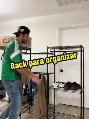 Rack para closet o para organizar mejor tus cosas 