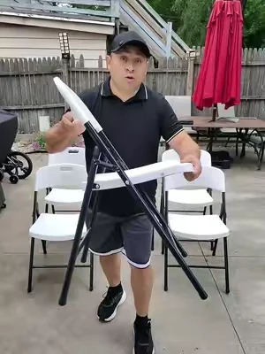 Portable Foldable Chair. Portable Seating for Indoor Outdoor Events Parties #PotableSeating #PlasticFoldableChair #DealsForYouDays   #tiktokshopcreatorpicks #summerwins 