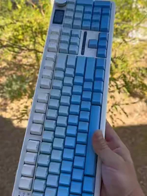 Upgrade your laptop / tablet keyboard with this amazing tri mode connection keyboard. Super easy to setup and works right out the box! #dealsforyoudays #keyboard #mechanicalkeyboard #keyboardasmr #fyp 