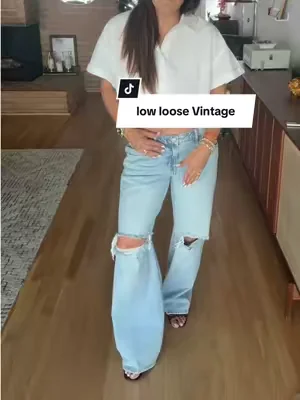 Vintage low loose straight leg from Good American fit so good! 32’ inseam. #goodamericanvintagejeans #lowloosedenim #dealsforyoudays #tiktokshopcreatorpicks @GOOD AMERICAN 