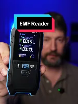 FNIRSI ERD-10 EMF reader helps detect electric fields, magnetic fields, RF signals, and temperature in one compact handheld device. Easy-to-read display and portable design make it great for checking your home, office, electronics, and other environments. #EMFReader #EMFDetector #FNIRSI #TechTools #homeinspection 