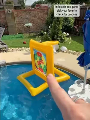 Loving inflatable pool game from @WIBIMEN. Perfect for kids and adults! #SummerVibes #dealsforyoudays #pool #inflatable #poolfun 